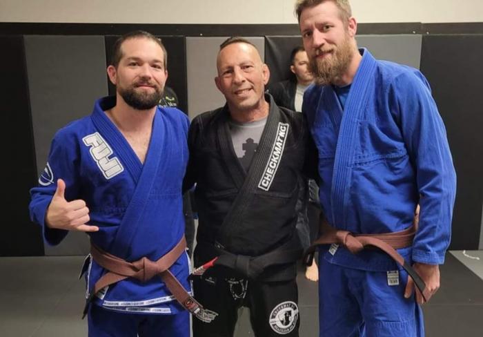 Brown belt · December 4, 2021 · Promoted by Professor Paulo 'Mushu' Elsimaani with Professor Matheus Santos