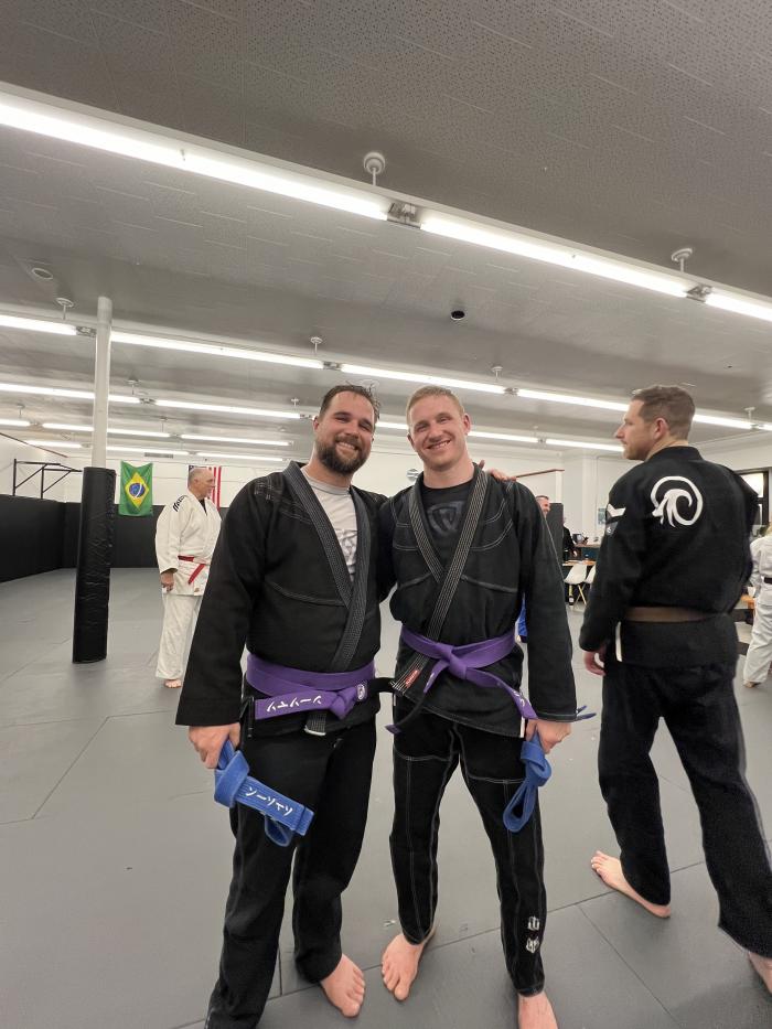 Purple belt · November 21, 2023 · Promoted by Perry Wirth