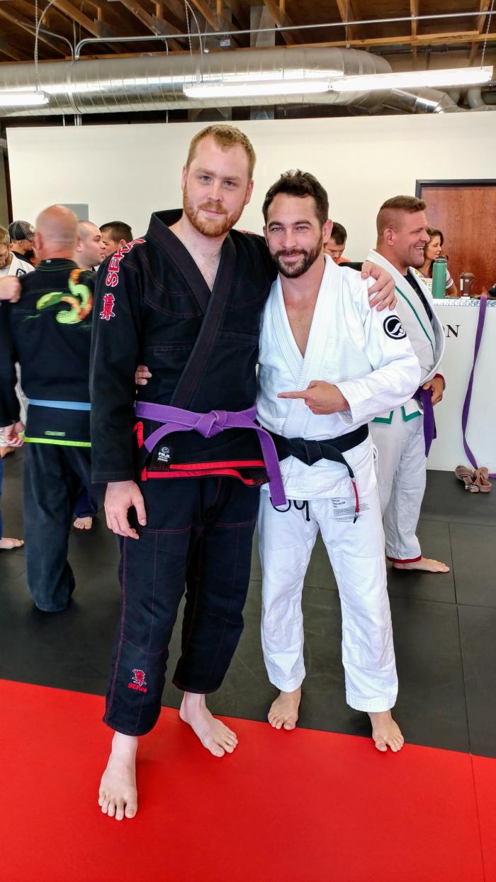Purple belt · August 1, 2017 · Promoted by Ben Buttars