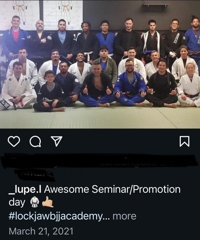 Brown belt · March 22, 2021 · Promoted by Ralph Villa