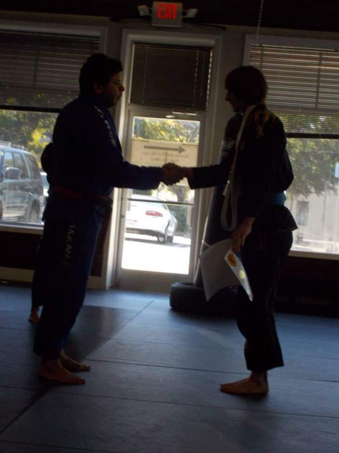 Blue belt · September 28, 2013 · Promoted by Joe Moreira