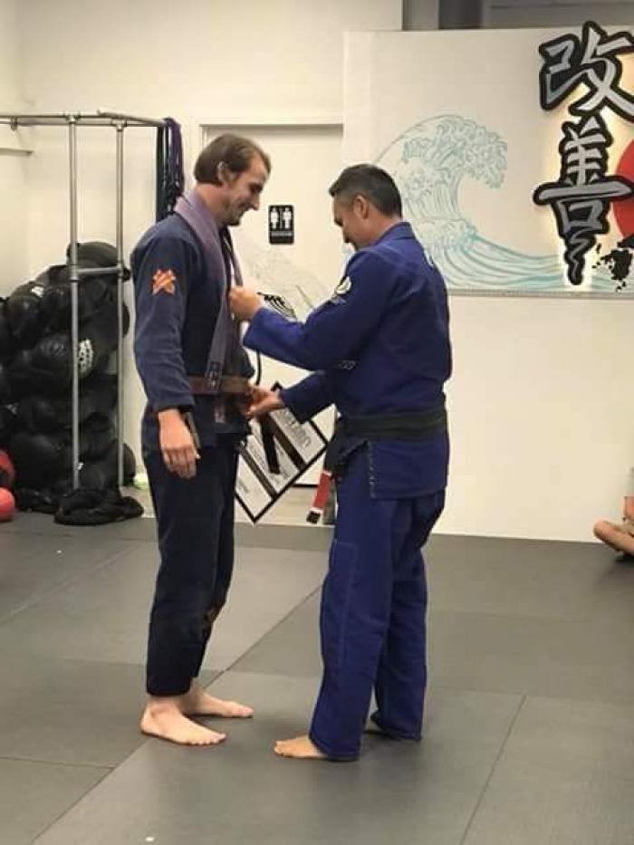 Brown belt · September 10, 2018 · Promoted by Anthony Hanks