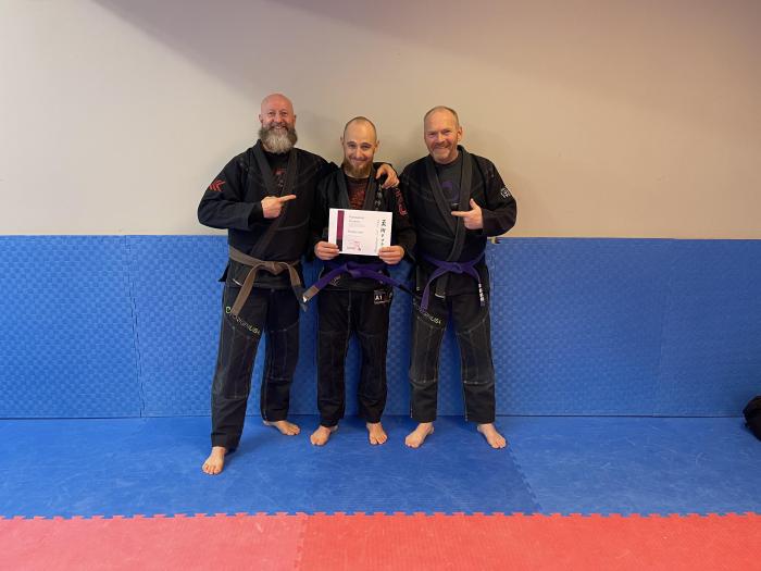 Purple belt · November 7, 2023 · Promoted by Richard Haye