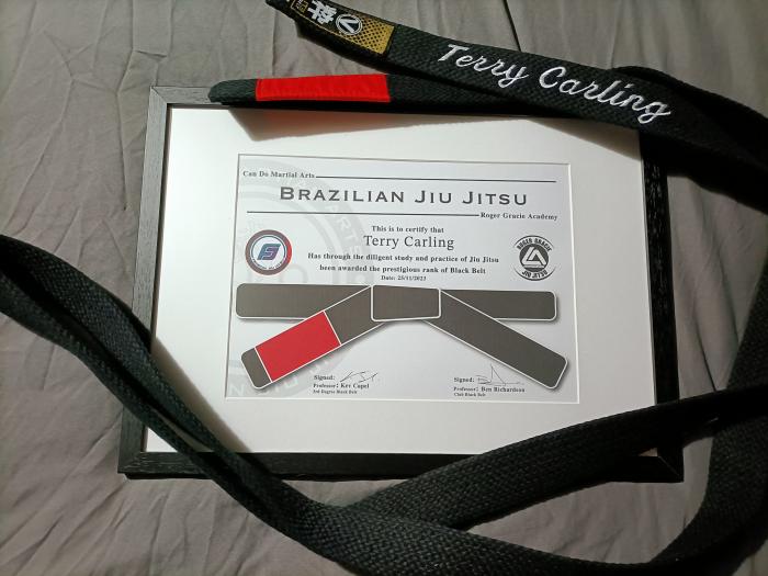 Black belt · November 25, 2023 · Promoted by Kev Capel