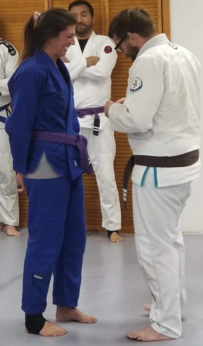 Purple belt · October 7, 2017 · Promoted by Tim Dunlap