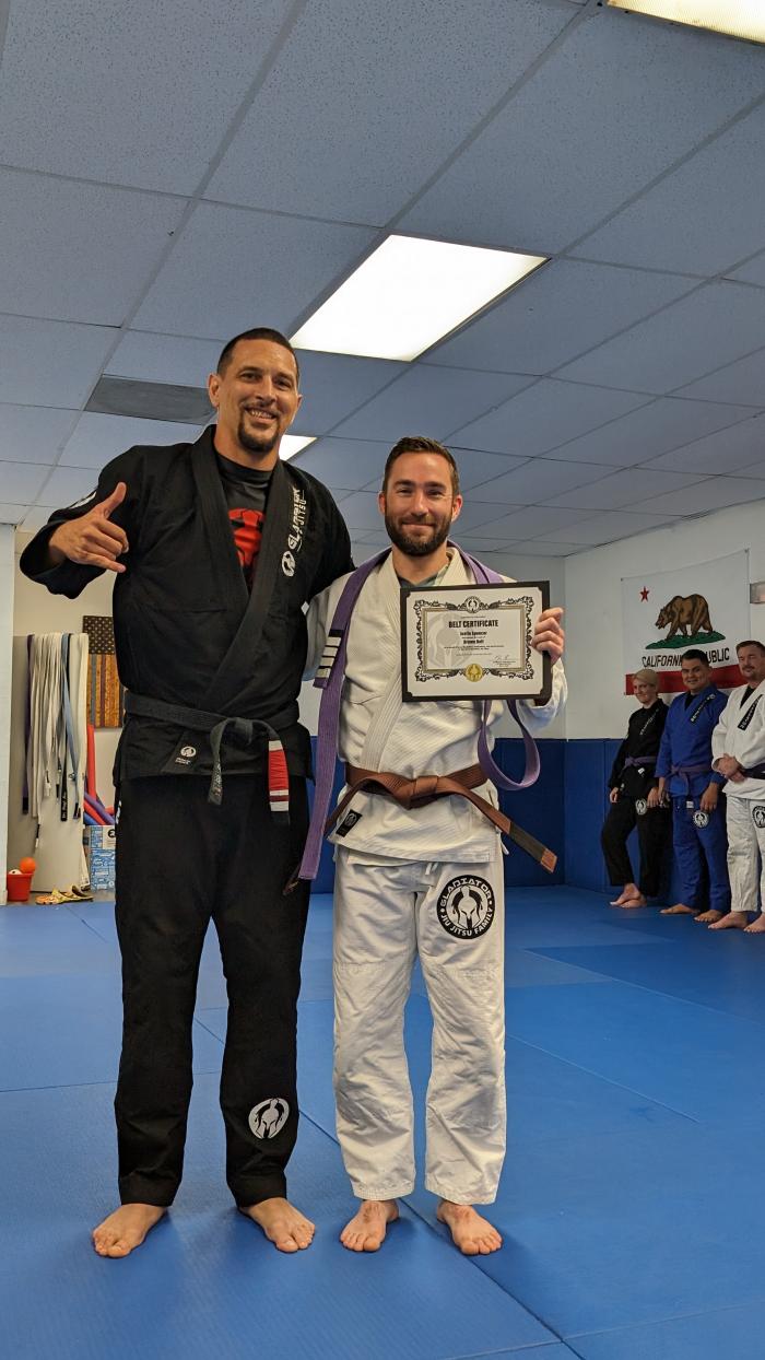 Brown belt · November 29, 2023 · Promoted by Kenneth Penn