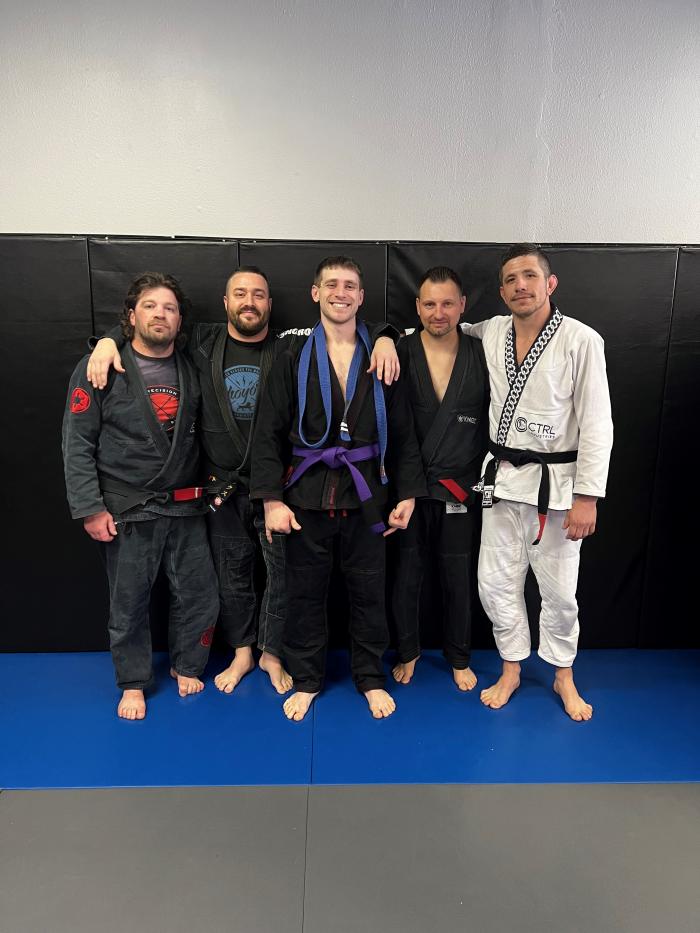 Purple belt · March 5, 2023 · Promoted by Chad Bingham