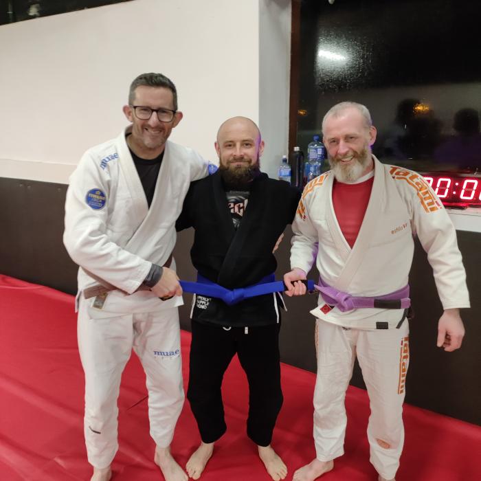 Blue belt · November 30, 2023 · Promoted by Pj Lucey