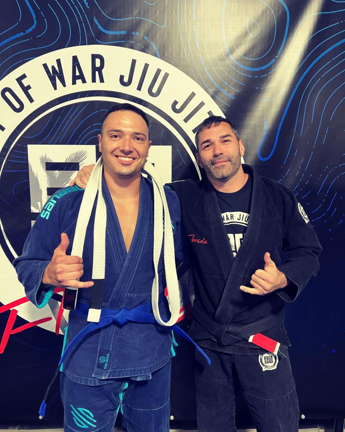 Blue belt · April 2, 2022 · Promoted by Arthur Belarde