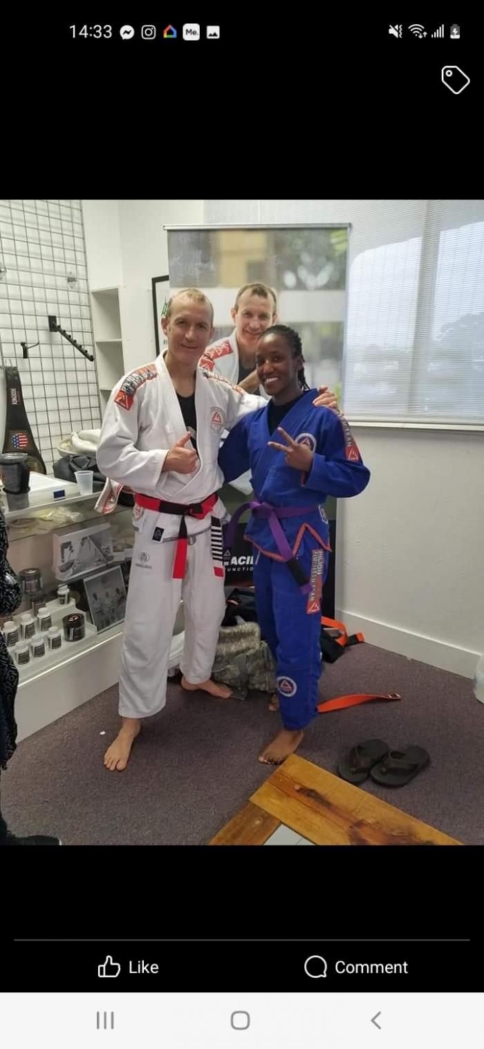 Purple belt · August 25, 2018 · Promoted by Thor Shafer