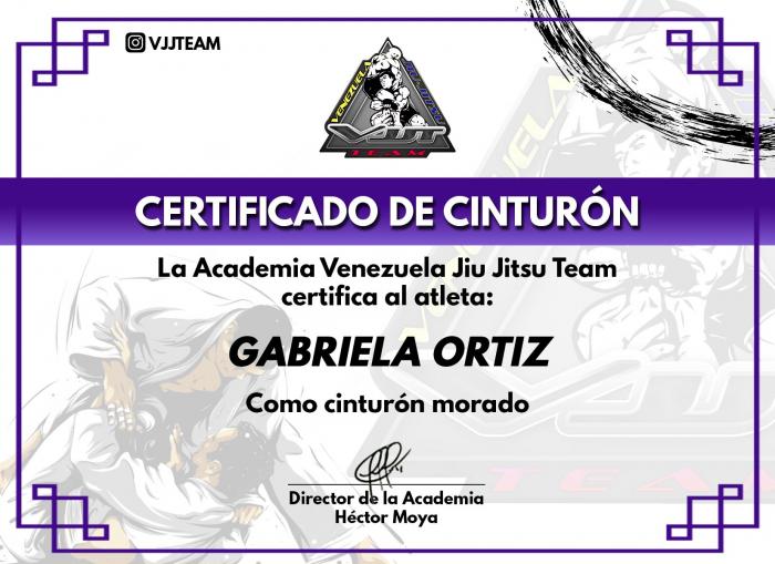Purple belt · November 25, 2023 · Promoted by Pipo