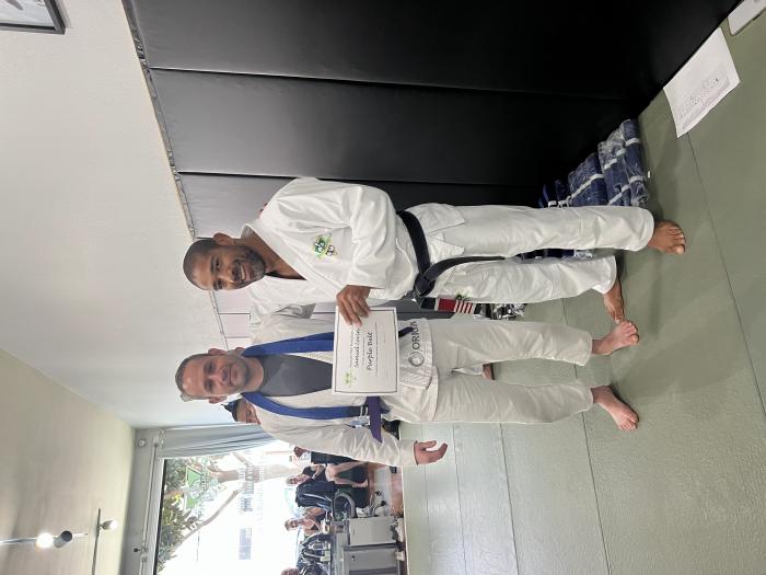 Purple belt · October 7, 2023 · Promoted by Romulo Melo