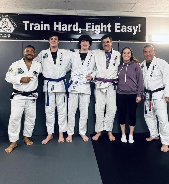 Blue belt · December 1, 2023 · Promoted by Adrian Trevino