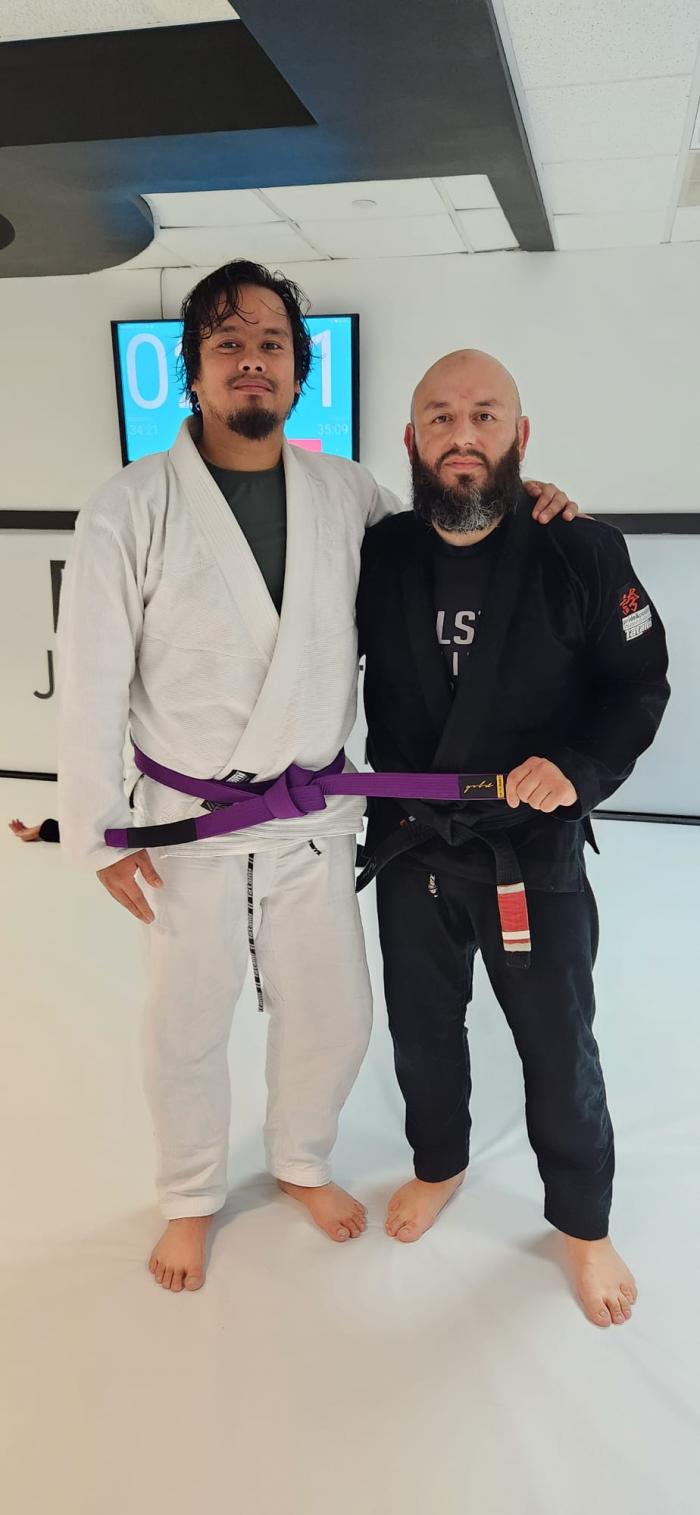 Purple belt · December 1, 2023 · Promoted by Hernan Guadalupe