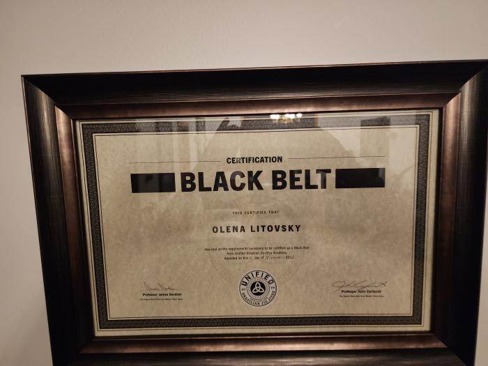 Black belt · November 5, 2022 · Promoted by Johnny Carlquist