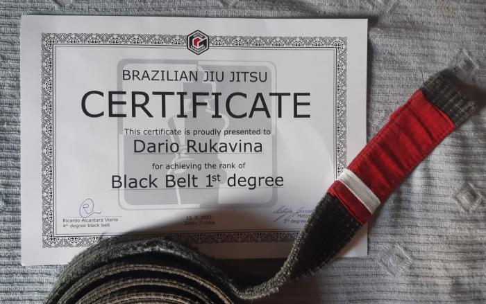 Black belt 1st degree · July 17, 2023 · Promoted by Matija Gazdek / Ricardo Vieira /Checkmat