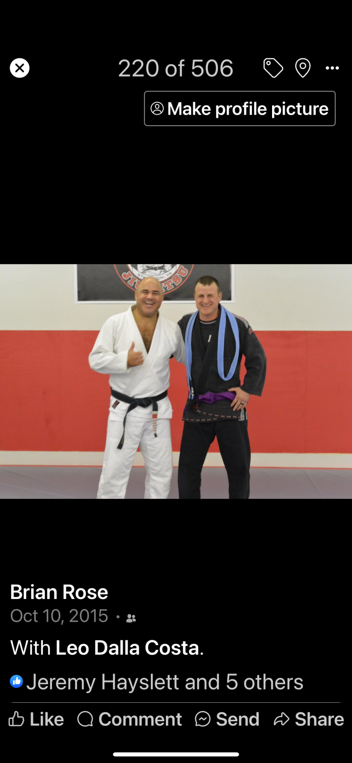 Purple belt · October 8, 2015 · Promoted by Leo Dalla
