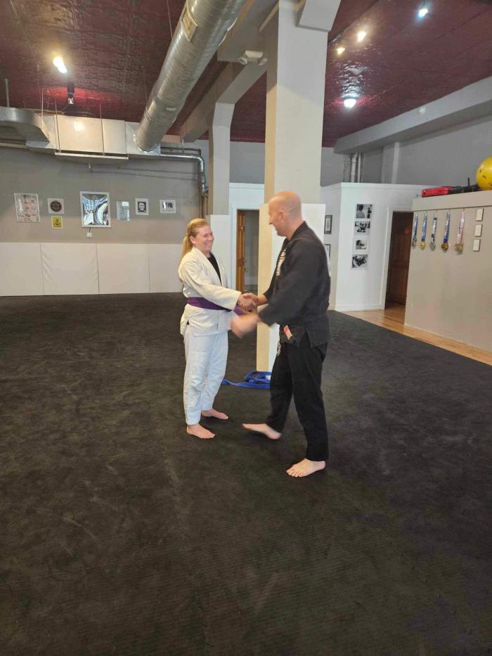 Purple belt · December 8, 2023 · Promoted by Steve Haydock