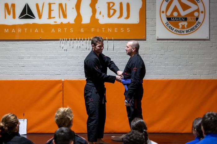Blue belt · December 6, 2022 · Promoted by Dan Geoghegan