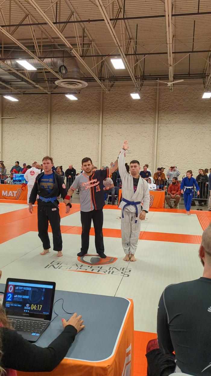 Blue belt · December 11, 2021 · Promoted by Logan Skinner