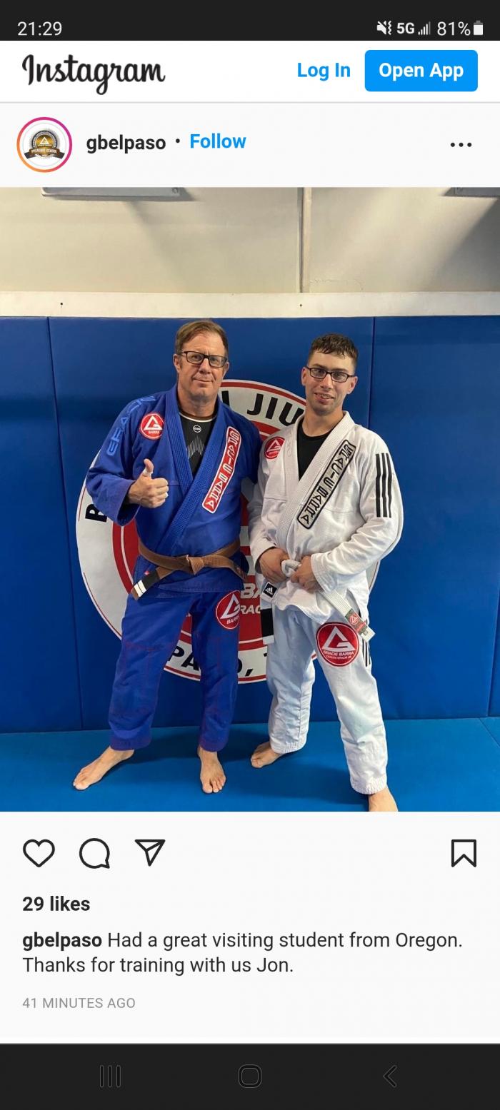 Blue belt · December 11, 2021 · Promoted by Logan Skinner
