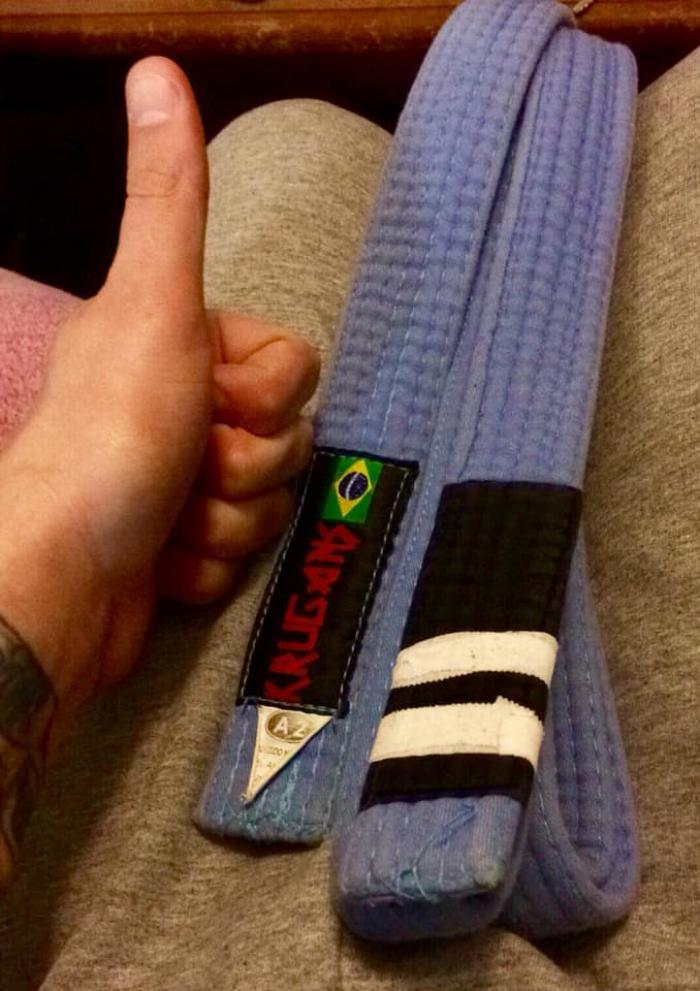Blue belt · October 5, 2017 · Promoted by Pat Cooligan
