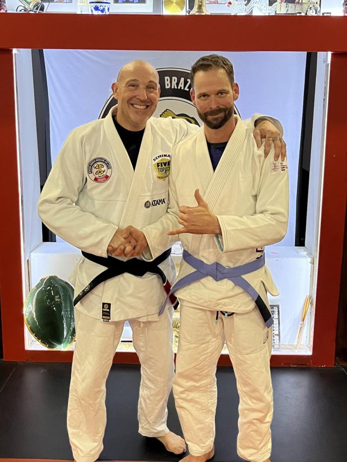 Blue belt · October 28, 2023 · Promoted by Jerry Pilon