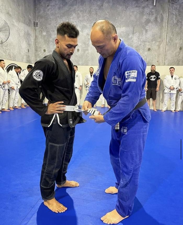 White Belt 3rd Stripe
