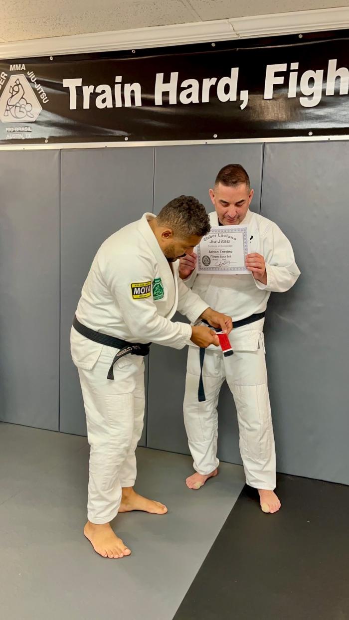 Black belt 1st degree · September 11, 2023 · Promoted by Master Cleber Luciano