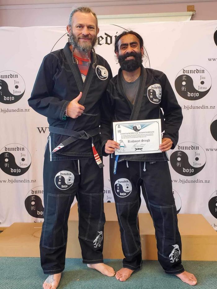 Blue belt · December 18, 2021 · Promoted by Philip Lindsay