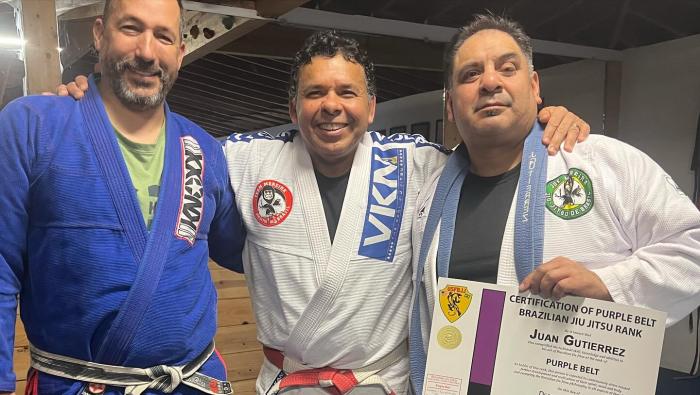 Purple belt · December 9, 2023 · Promoted by Mario Rios