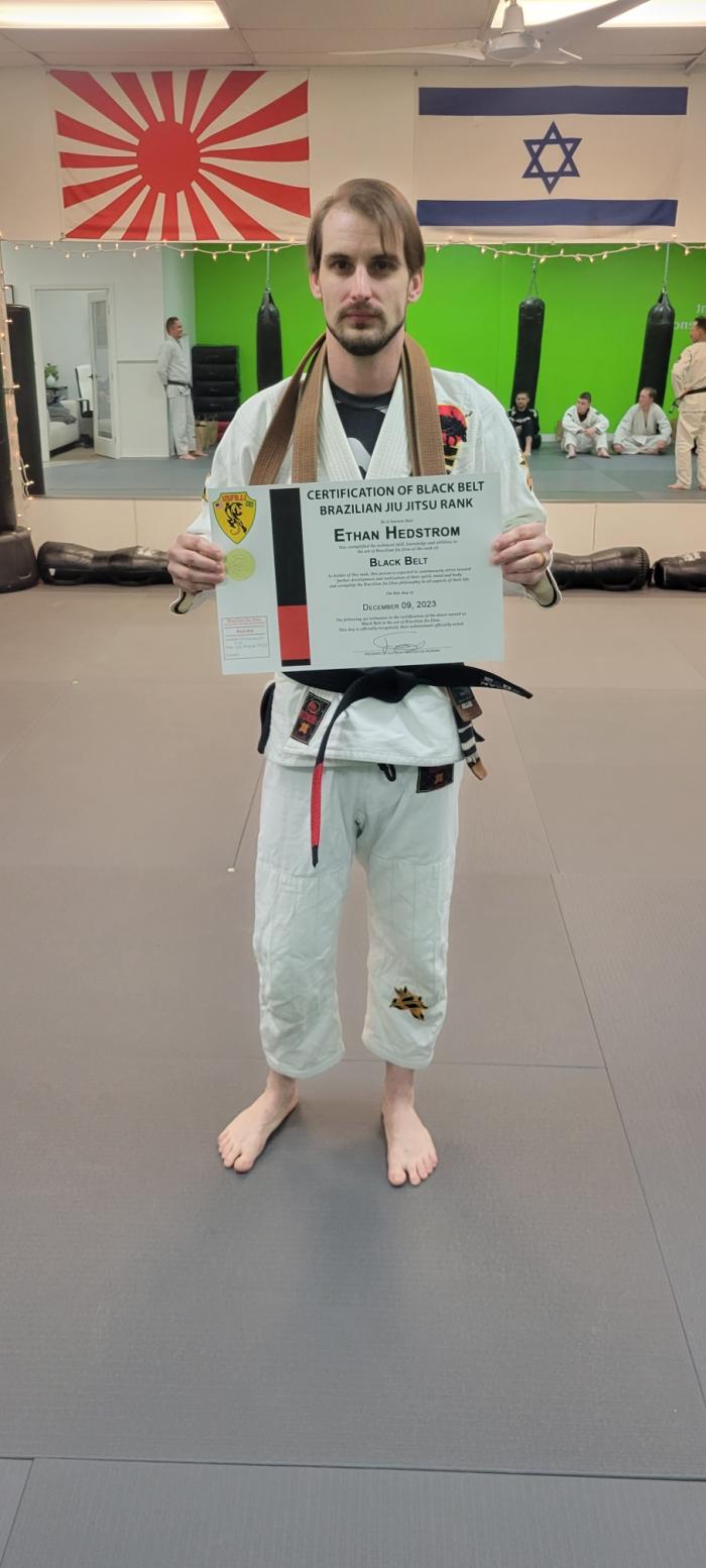Black belt · December 9, 2023 · Promoted by Anthony Hanks