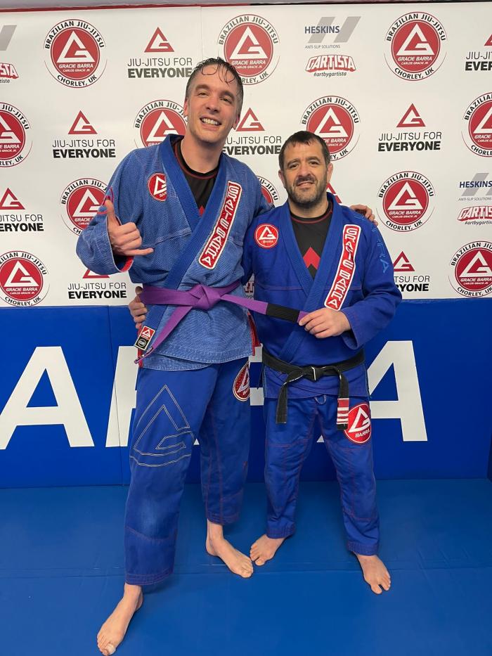 Purple belt · December 10, 2021 · Promoted by Matthew Callaghan