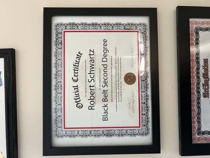 Black belt 2nd degree · December 19, 2015 · Promoted by Roberto "Cyborg" Abreu