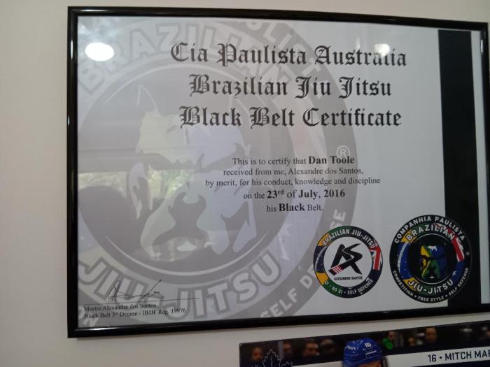 Black belt · July 23, 2016 · Promoted by Alexandre dos Santos