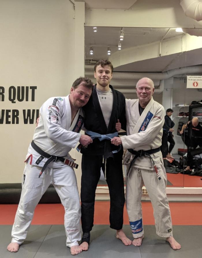 Blue belt · December 12, 2023 · Promoted by Anders Nyh