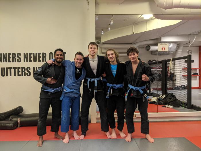 Blue belt · December 12, 2023 · Promoted by Anders Nyh