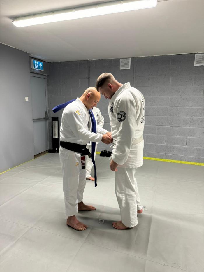Blue belt · December 9, 2023 · Promoted by Jon Powell