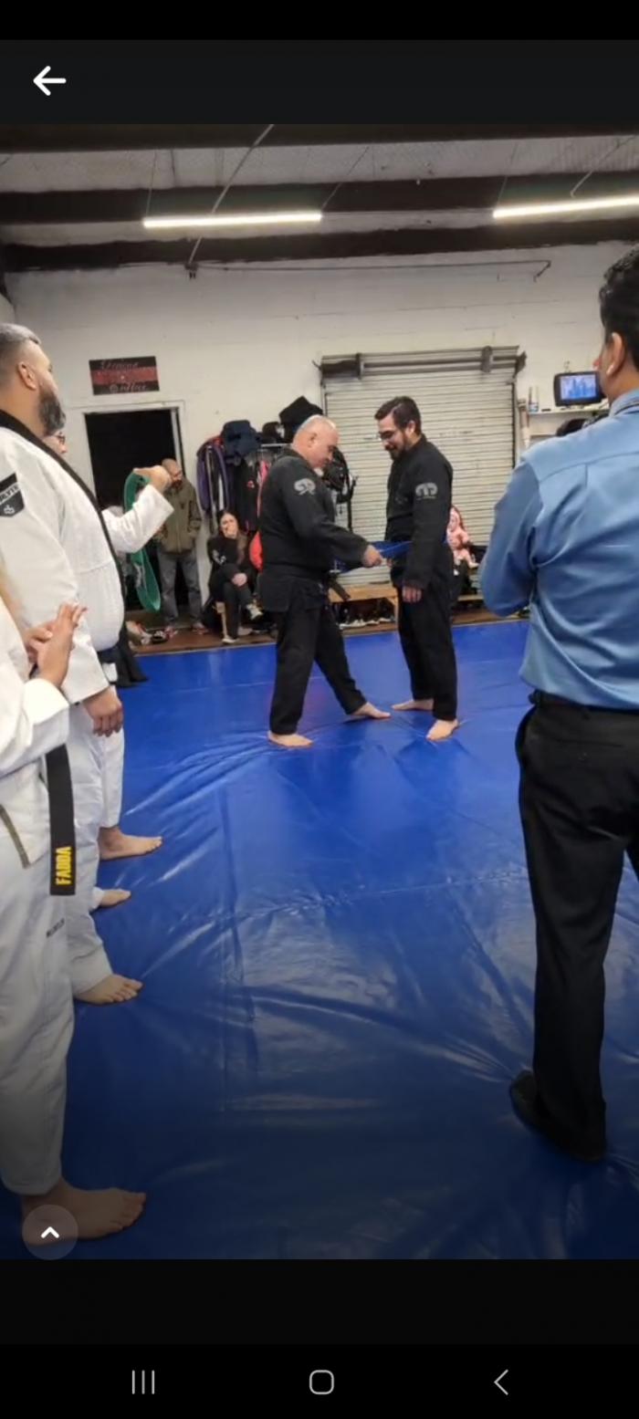 Blue belt · December 11, 2023 · Promoted by Edgardo C. Venegas Martinez