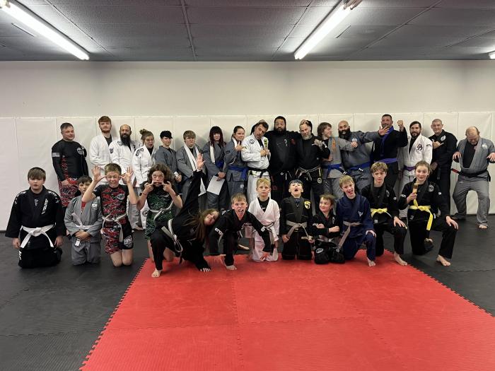 Our 2023 end of the year belt ceremony at Crossville MMA
