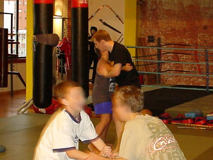 Kids training, also in 2000.