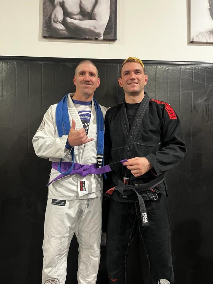 Purple belt · December 4, 2023 · Promoted by Charlie