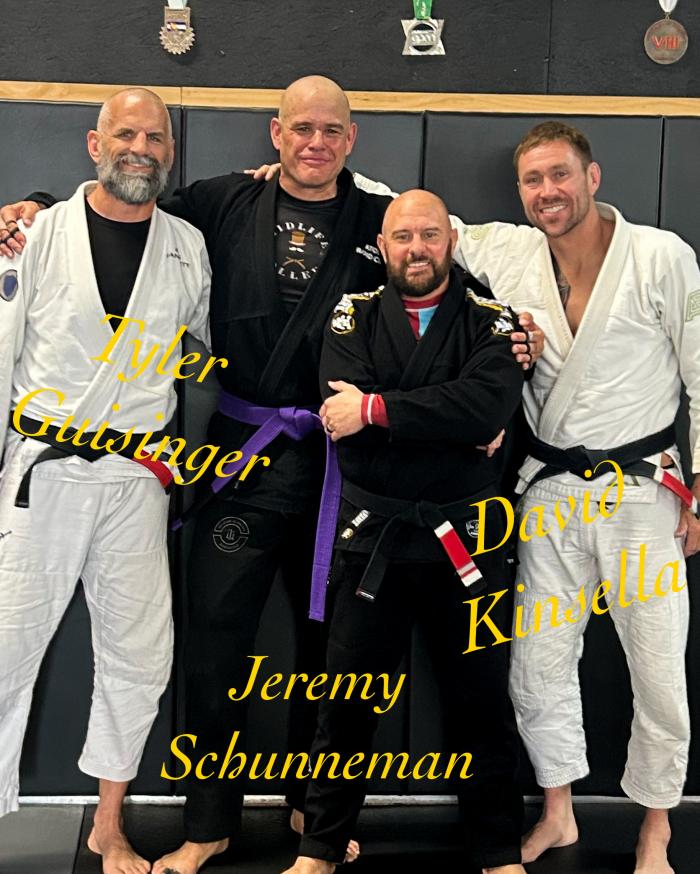 Purple belt · December 9, 2023 · Promoted by Jeremy Schunneman