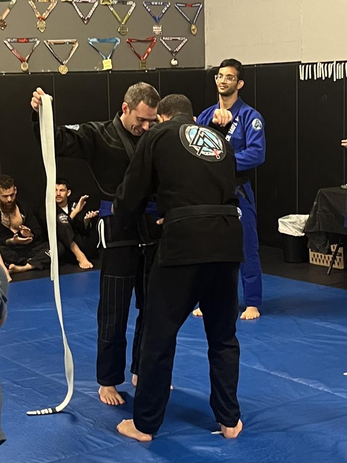 Blue belt · December 16, 2023 · Promoted by Matt Arroyo