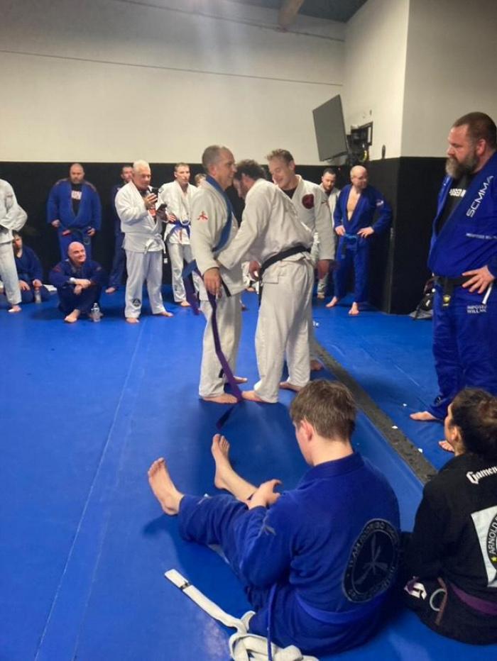 Purple belt · December 16, 2023 · Promoted by Kirk Huff