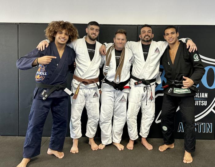 after almost 12 years of blood sweat and tears...received my blackbelt from Gui Campos Atos Austin