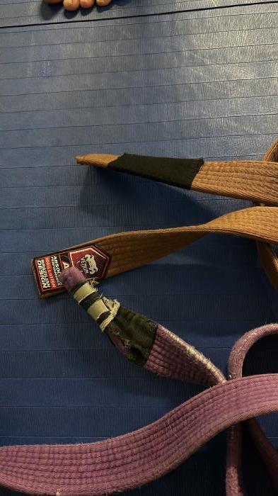 Love the worn edges of old belts