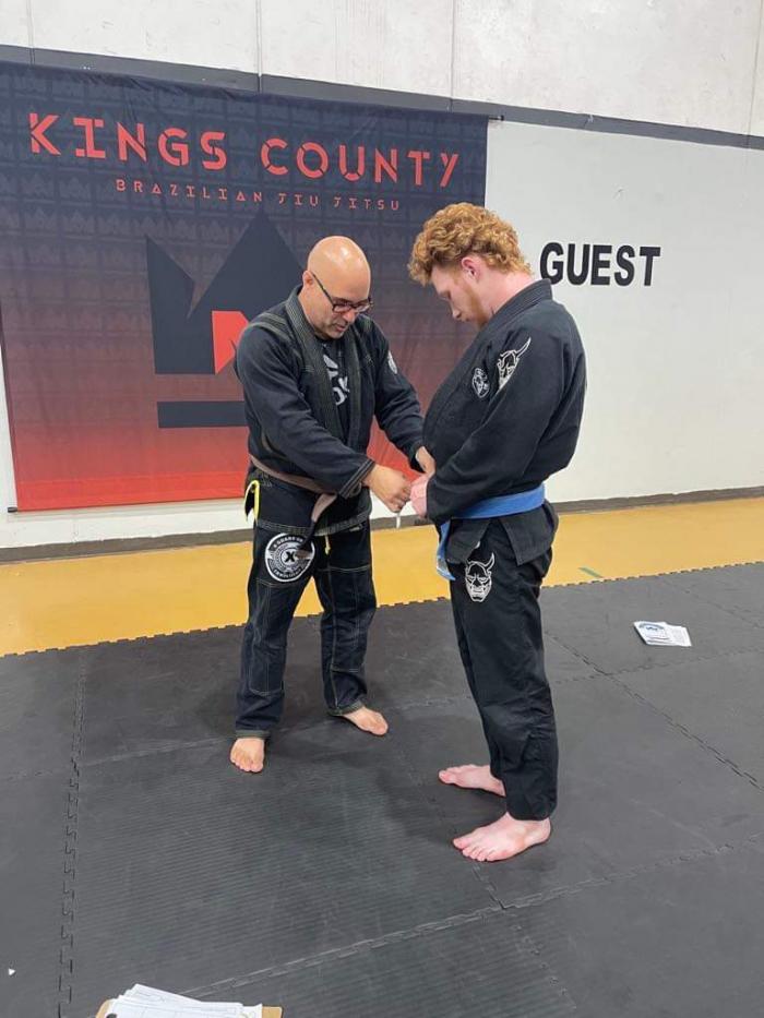 Blue belt · July 24, 2022 · Promoted by Drew Donovan