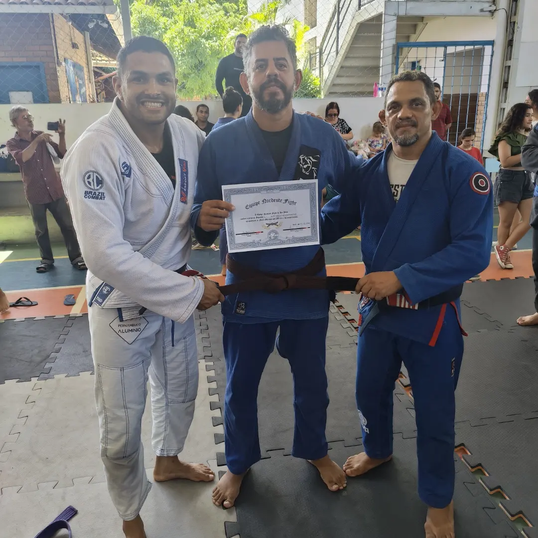 Graduação faixa marrom!