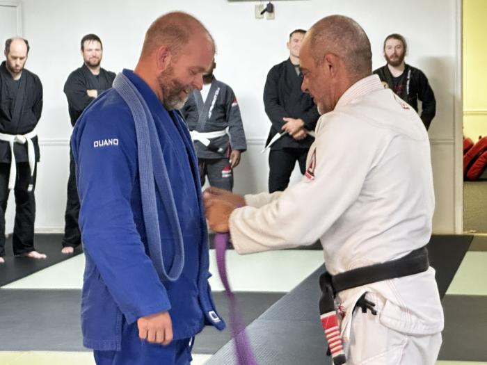 Purple belt · August 26, 2023 · Promoted by Scott Ferguson